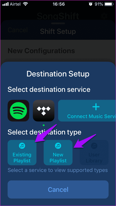 Перенос плейлистов из Spotify в Tidal 29