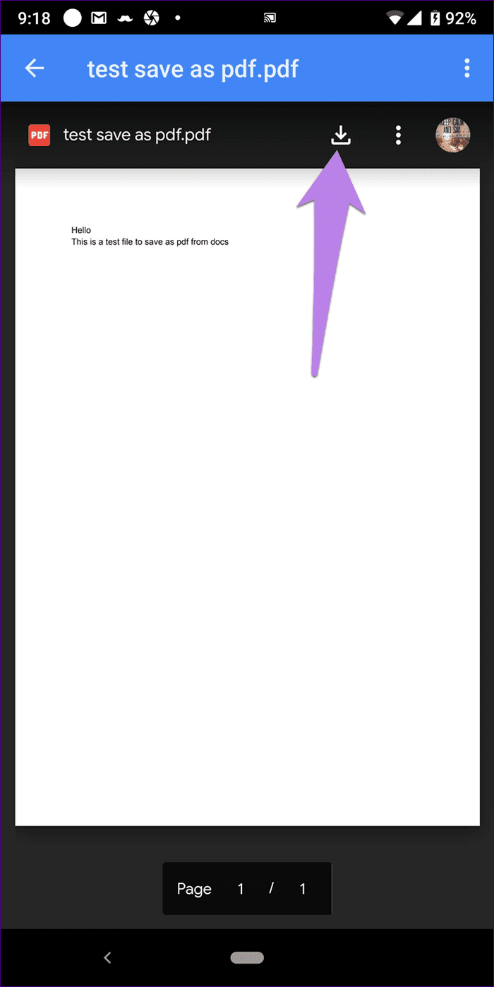 Сохранить Google Документы как PDF 6
