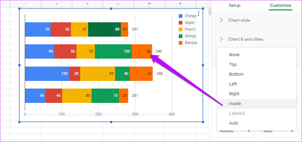Как легко создавать графики и диаграммы в Google Sheets 6