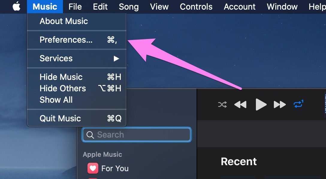 Исправить Apple Music Mac, не синхронизирующий iphone 01