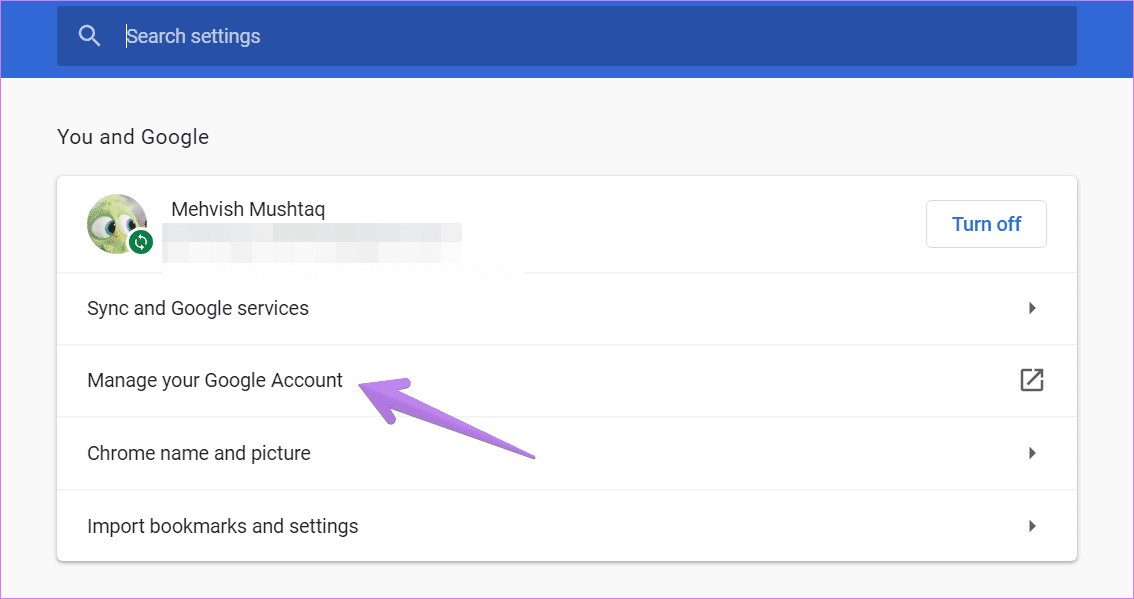 Изменить имя и изображение профиля Google Meet 5