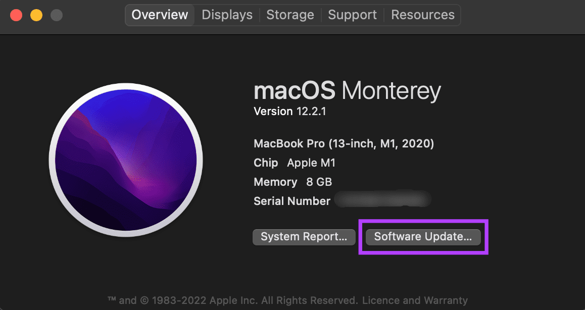 информация о Mac