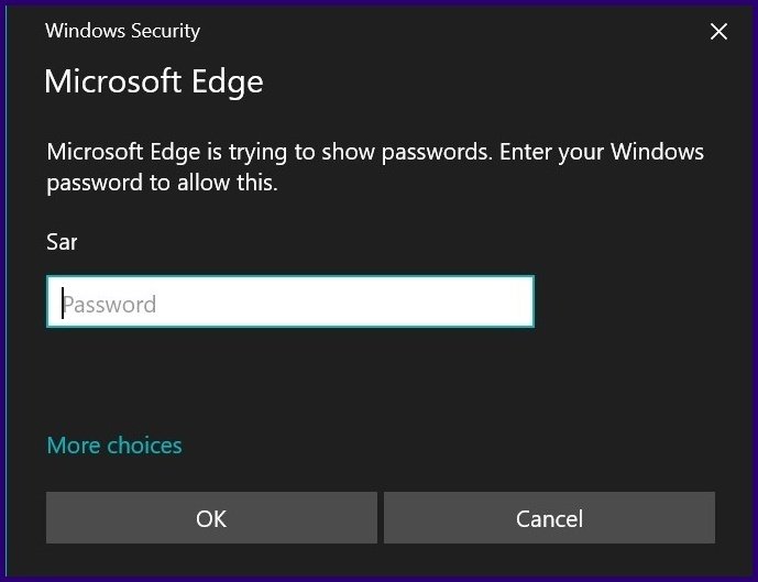 Как управлять сохраненными паролями в Microsoft Edge, шаг 9