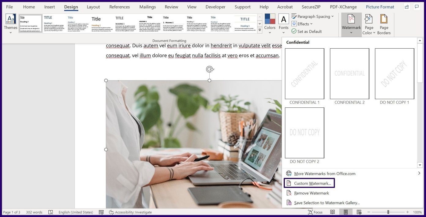 Как заблокировать изображение в Microsoft Word шаг 16