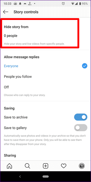 Настройки конфиденциальности в Instagram 19