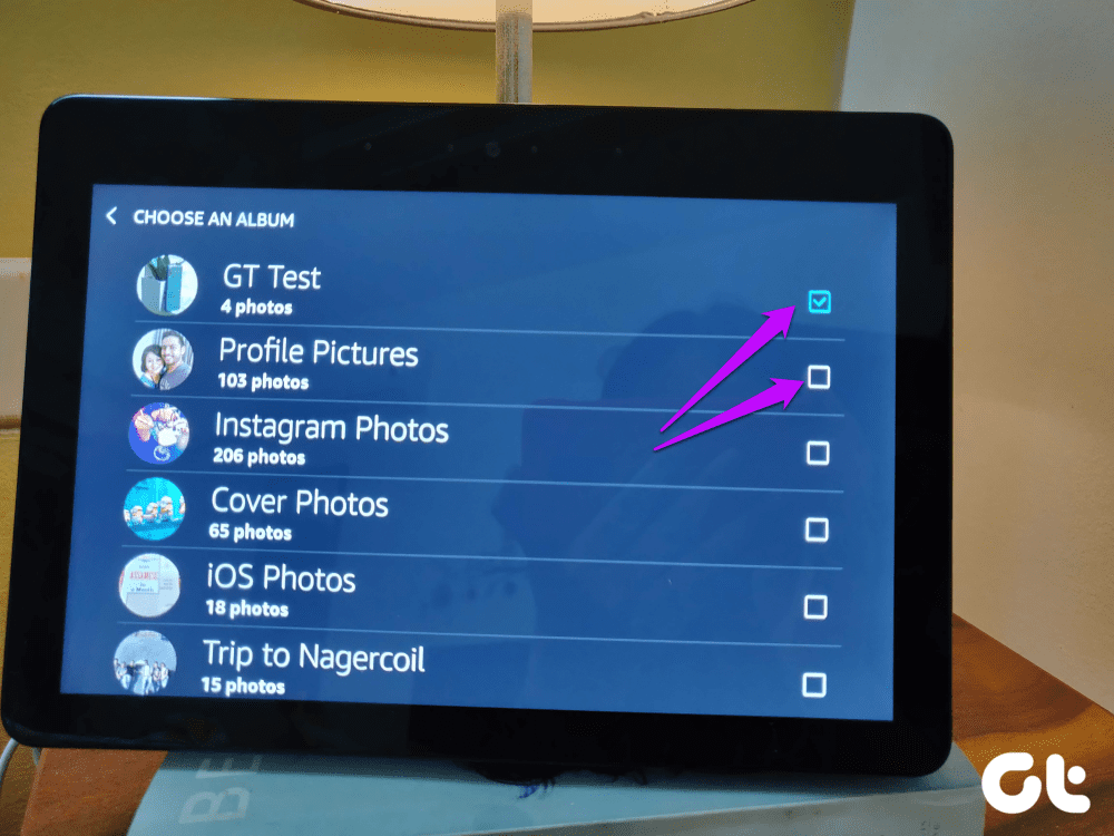 Создание слайд-шоу фотографий на Amazon Echo Show 6