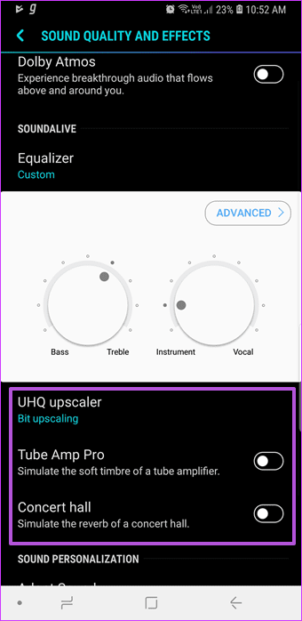 Samsung Galaxy Note 9 Аудио04
