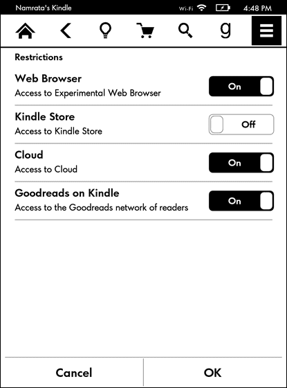 Техническая документация Kindle 9