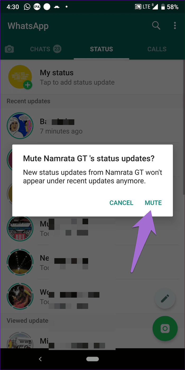 Советы по статусу WhatsApp 9