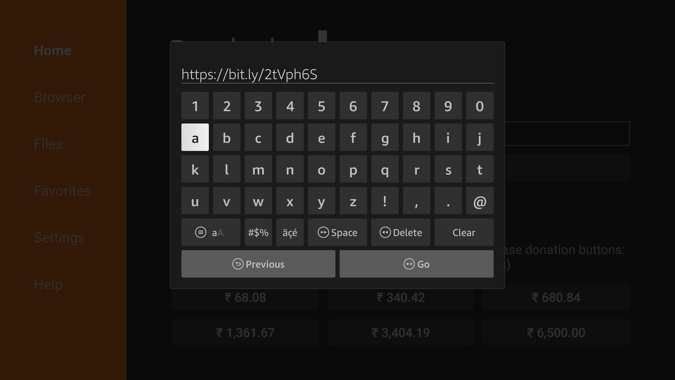 Введите URL