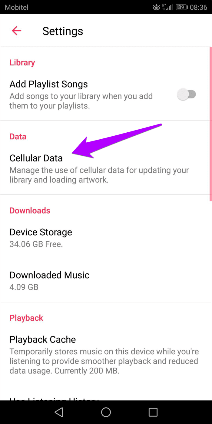Apple Music воспроизводит загруженные песни, исправление 4
