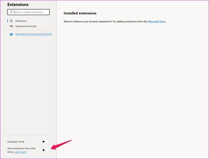 Как установить расширения Chrome в Microsoft Edge 6 1