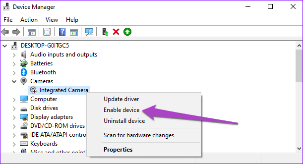 Исправить неработающую камеру windows 10 pc 15