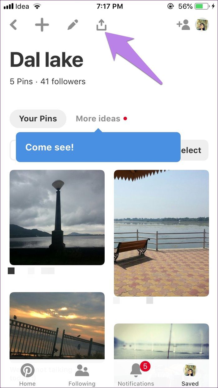 Поделитесь досками Pinterest 9