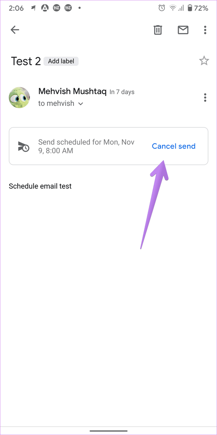 Как запланировать электронную почту в приложении Gmail и на рабочем столе 13
