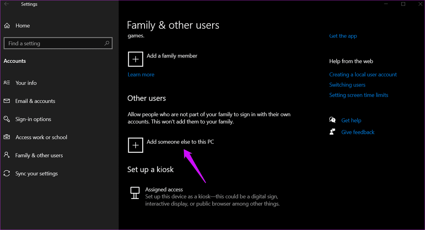Как изменить учетную запись Microsoft в Windows 10 5
