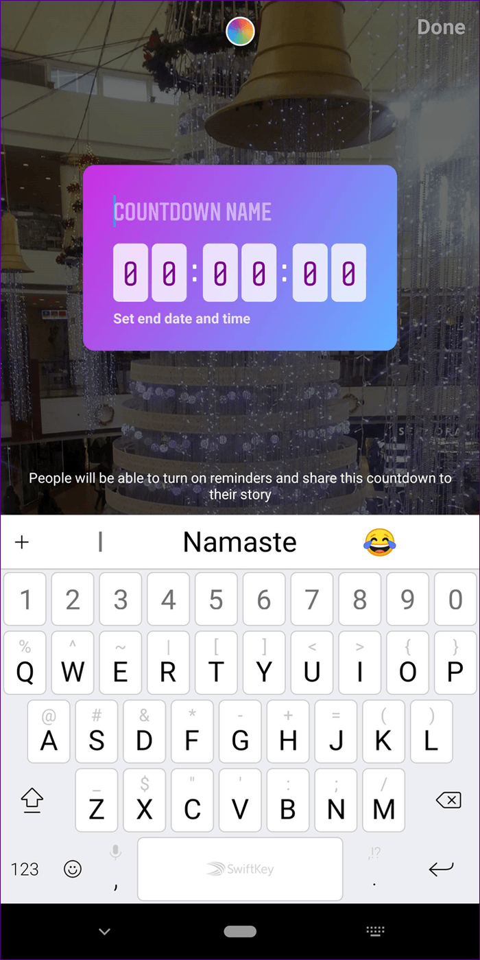 Руководство по наклейке обратного отсчета в Instagram 3