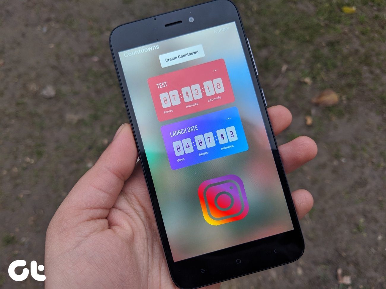 Руководство по стикерам обратного отсчета в Instagram Fi