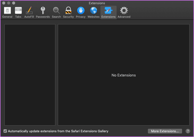 Шаг 2. Удалите дополнительные расширения Safari для Mac