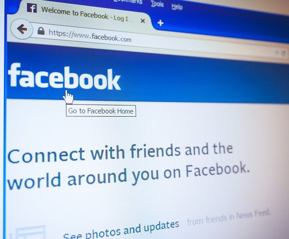 Shutterstock Вход через Facebook Рабочий стол Веб-сайт Браузер