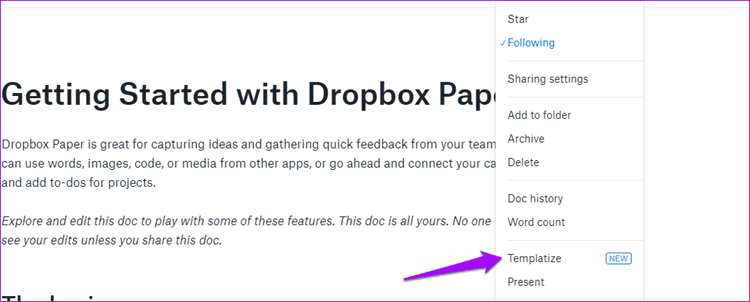 Dropbox Paper против One Note 14