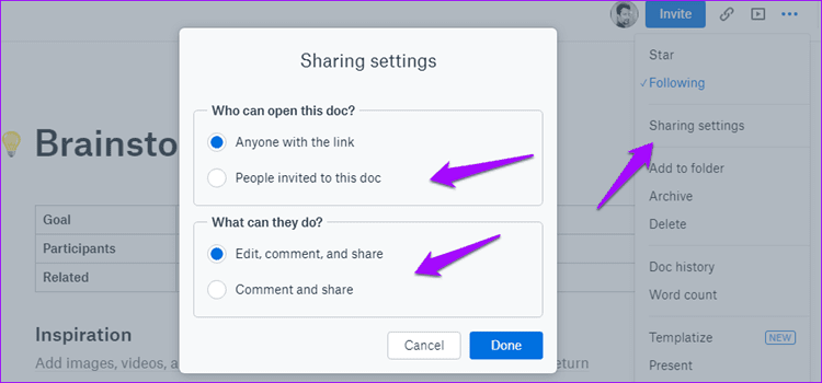 Dropbox Paper против Google Keep 12