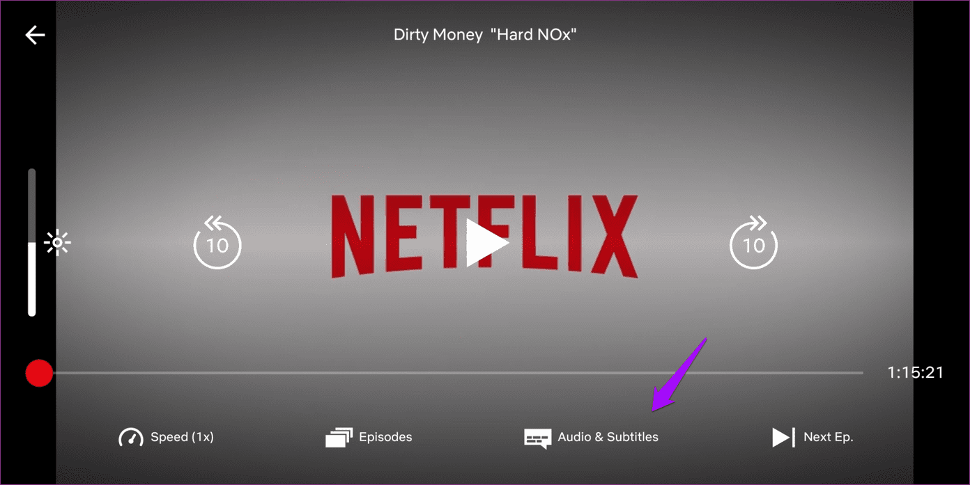 Исправить неработающие или отсутствующие субтитры Netflix, ошибка 1