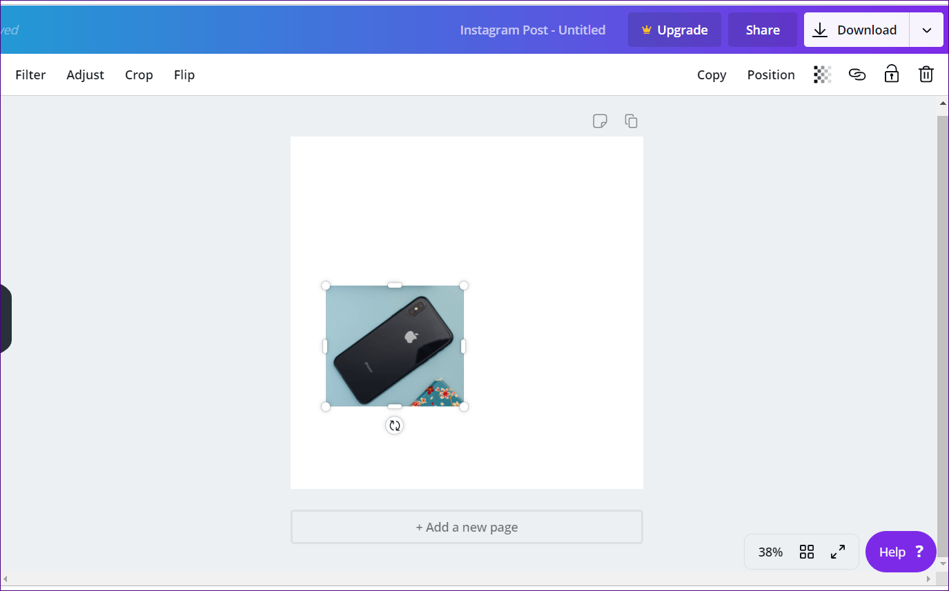 Обрезать в форму Canva 4