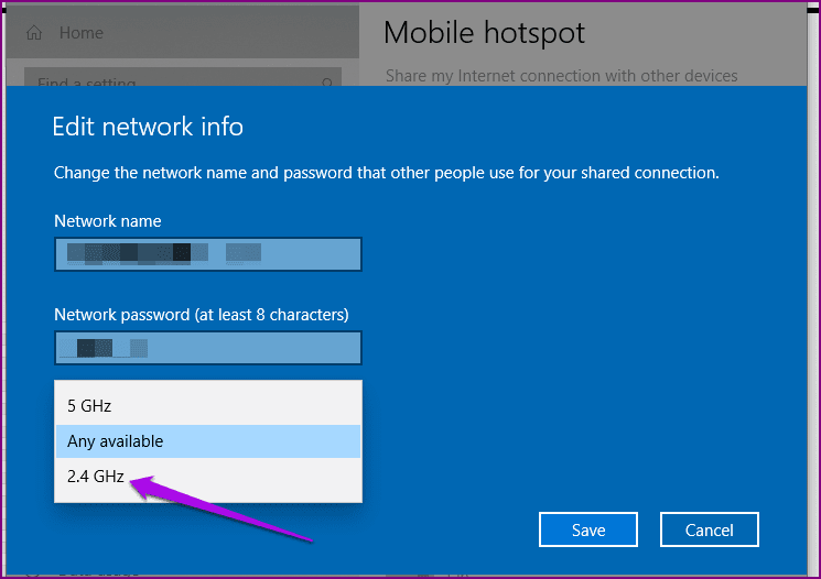 Ноутбук Windows не подключается Настройки точки доступа Android Сеть Интернет Мобильная точка доступа Частота редактирования