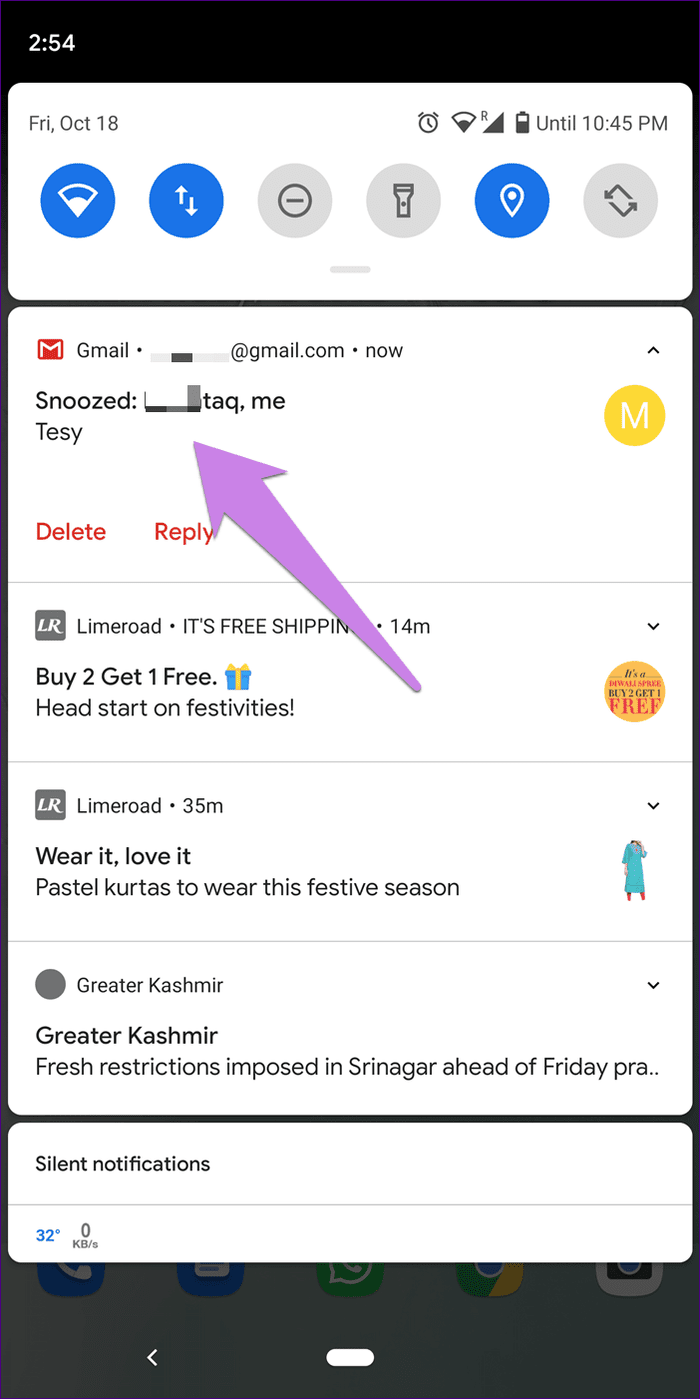 Отложить в Gmail Включить Отключить 1