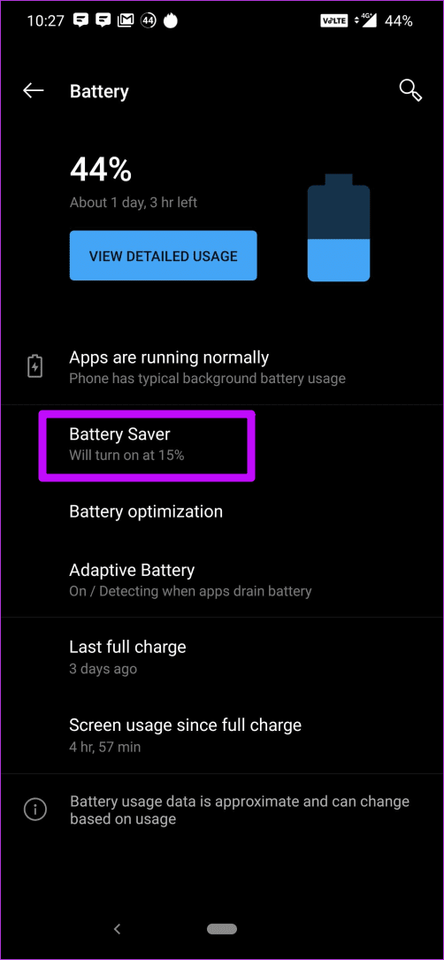 One Plus 7 Pro Экономия заряда батареи 2