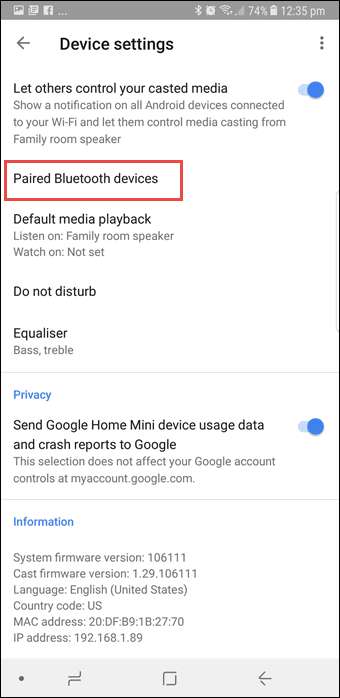 Как включить Bluetooth в Google Home Mini 7
