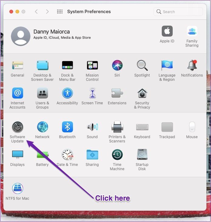 Программное обеспечение для системных настроек Mac