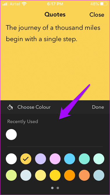 Ноутбук Zoho против Apple Notes 8