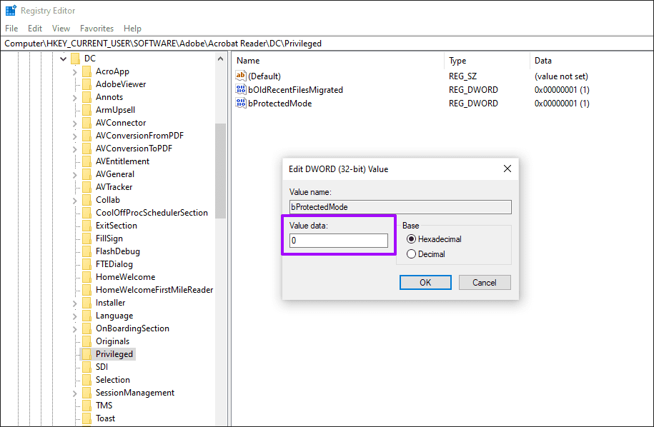 Исправить Adobe Acrobat Reader DC, не открывающий проблему 5