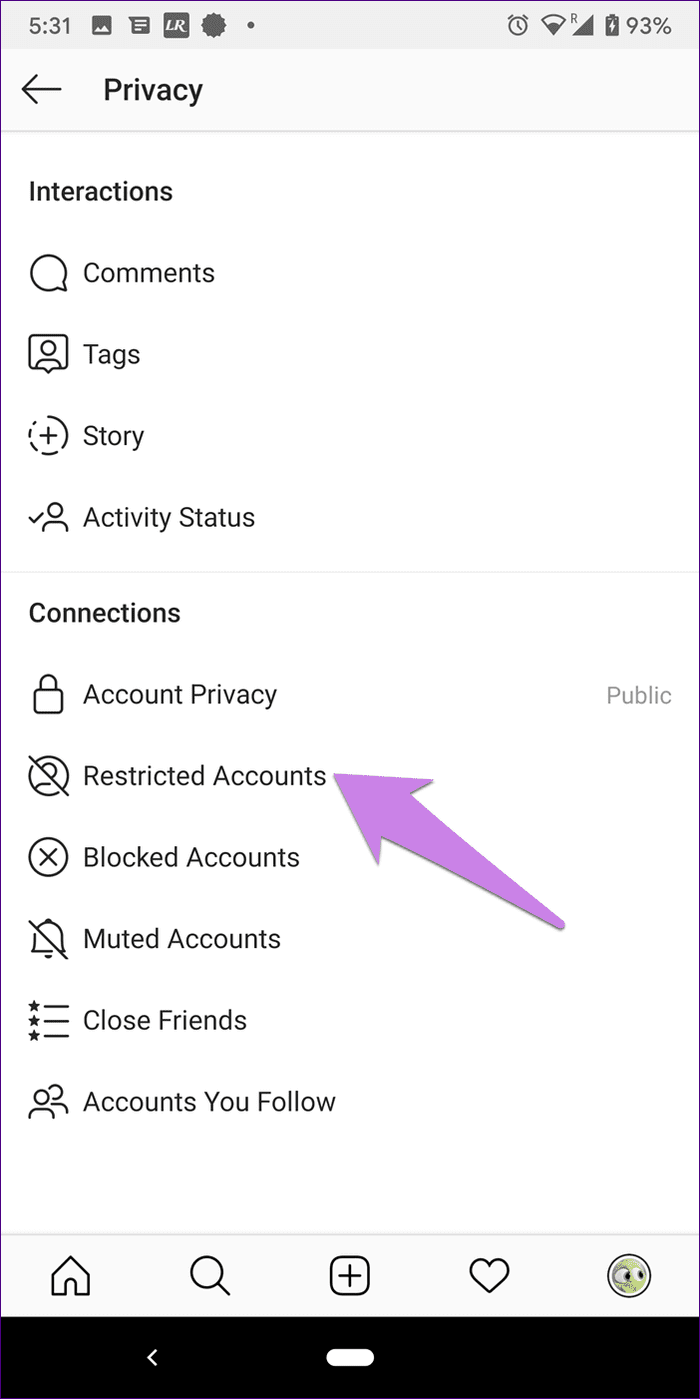 Ограничение Instagram против блокировки 17
