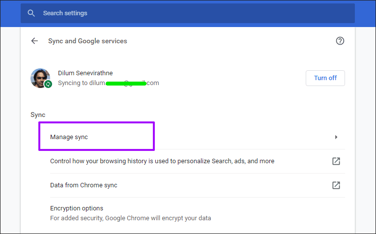 Отправка Chrome на ваши устройства не работает. Отсутствует 6