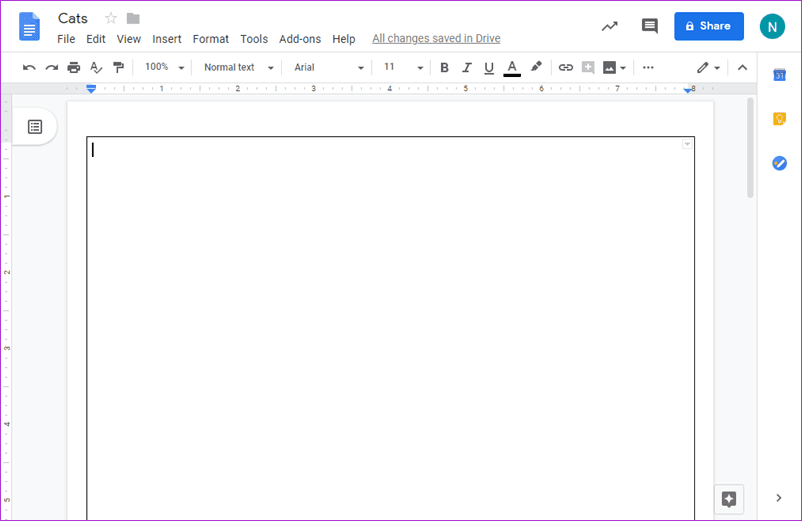 Как сделать титульную страницу в Google Docs 10