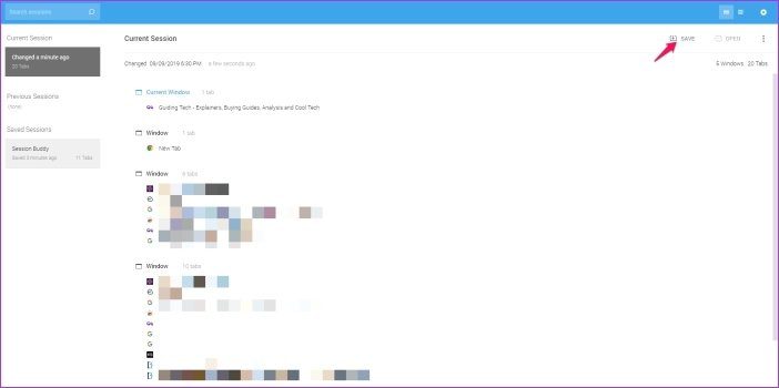 Восстановить вкладки Chrome после перезагрузки 7