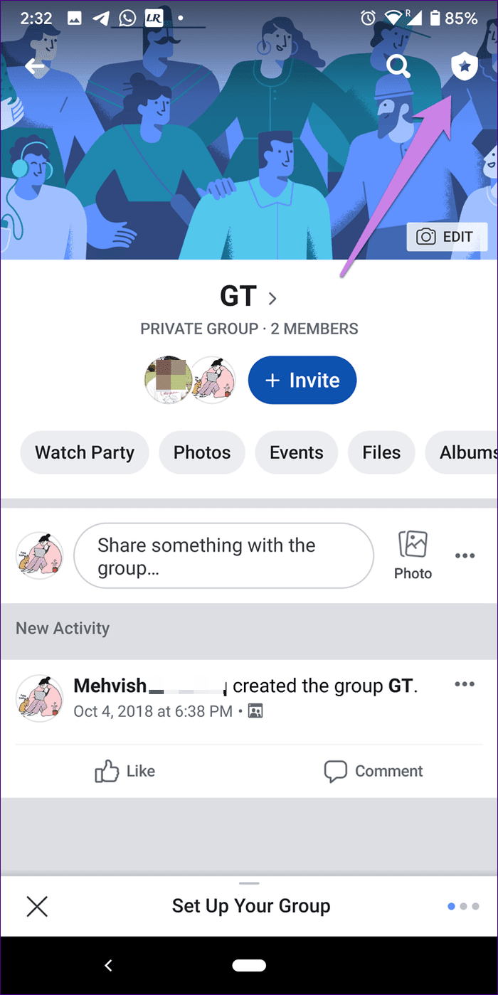Настройки конфиденциальности Facebook Closed Secret и Private Group 9