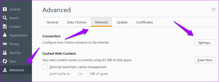 Исправить прокси-сервер Firefox отказывается от подключения Ошибка 3