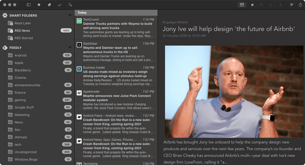 Read Kit RSS Feeds Reader Mac