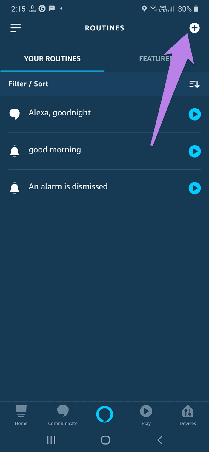 Тревоги Alexa на эхогиде 13