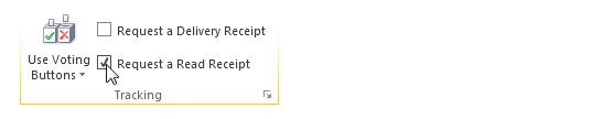 Уведомление о прочтении Outlook