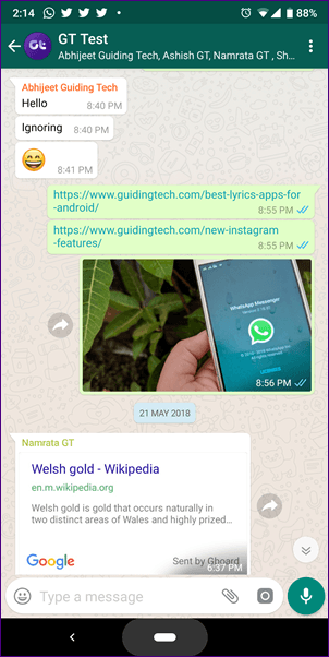 Whats App Group против списка рассылки 4