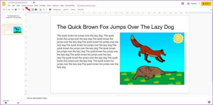 Добавить анимацию в Google Slides 3