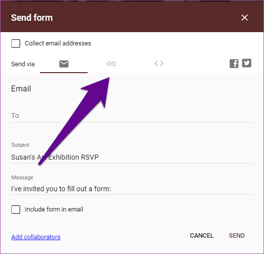 Создать форму Rsvp в Google Forms 04