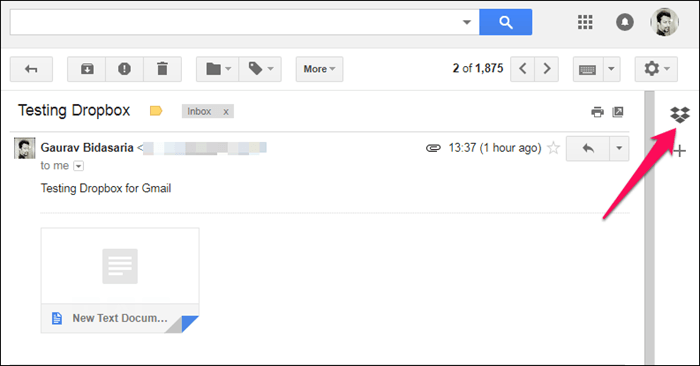 Доступ и использование Dropbox из Gmail 10