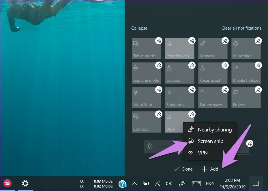 Скриншот планшета Hp X360 6