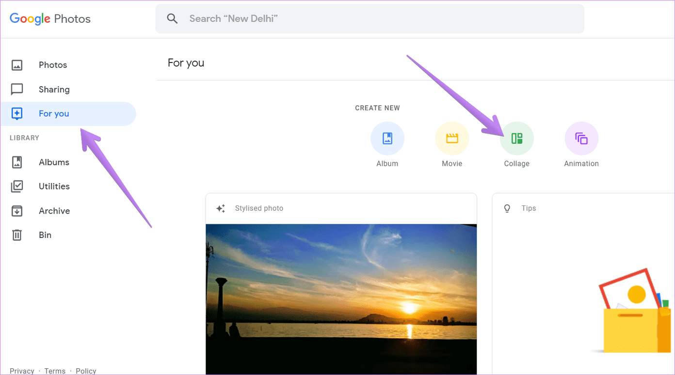 Создание коллажа в Google Photos для мобильных устройств и компьютеров 1